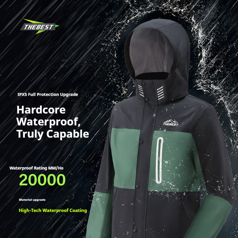 Fishing Rain Suit - 성인용 오토바이 우비 풀바디 분리형 라이딩