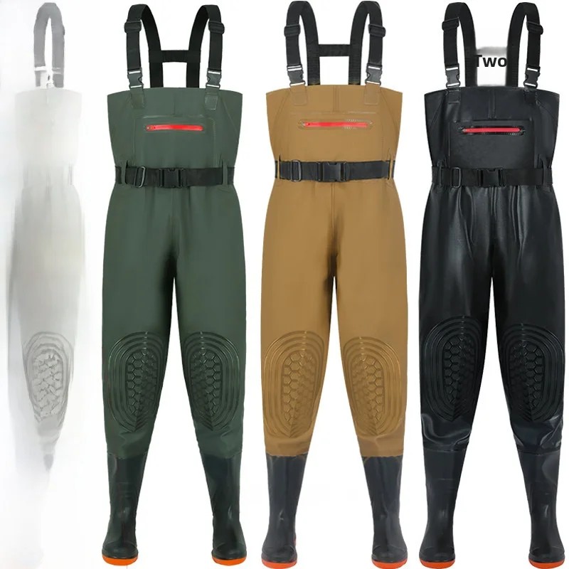 Fishing Rain Suit - 두꺼운 방수 작업복 레인 팬츠 및