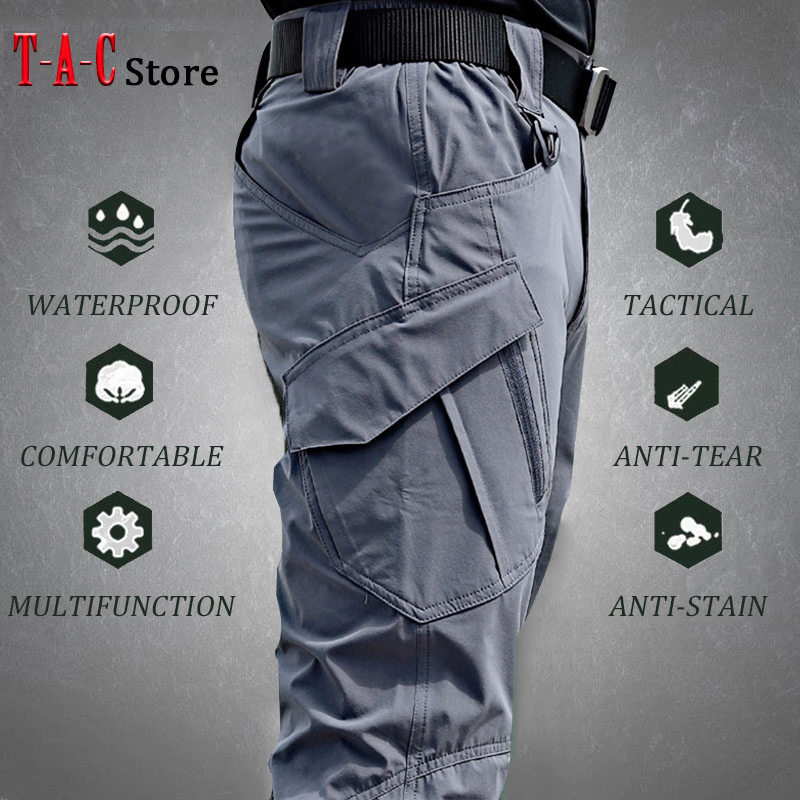 Fishing Pants Waterproof - 전술 카고 바지 남성 야외 방수