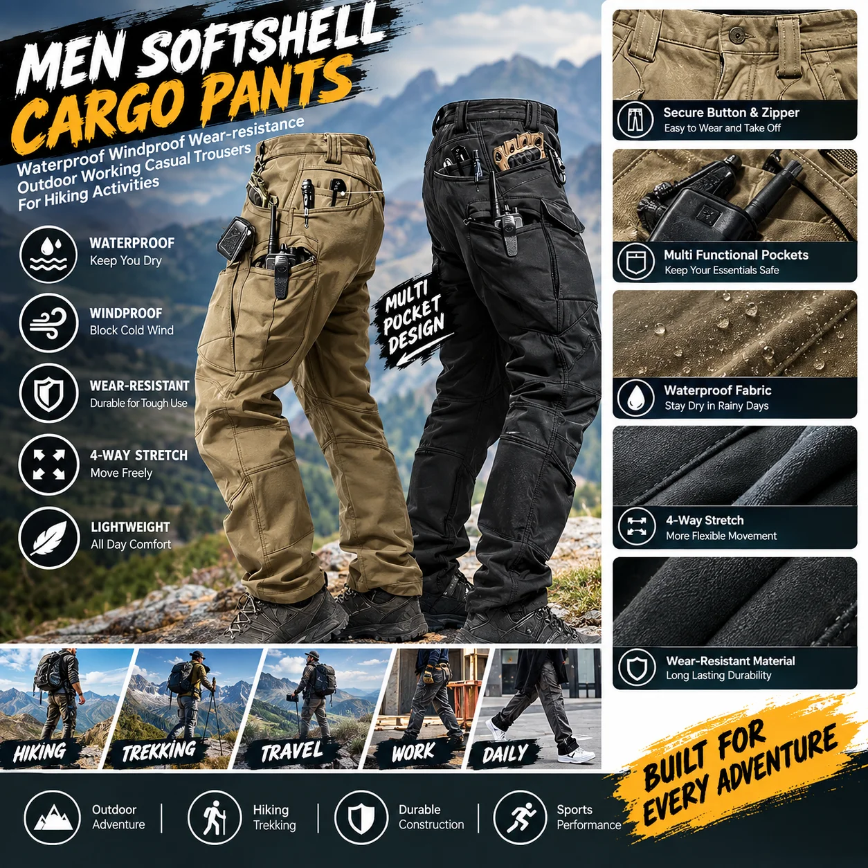 2026년 남성용 겨울용 방수 기능성 등산복, 스키복, - Fishing Pants Waterproof 리뷰 및 가격
