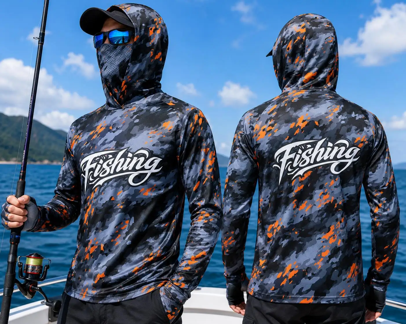 남성용 낚시용 후드 셔츠, UPF50 자외선 차단 기능 - Fishing Shirt Uv Protection 리뷰 및 가격