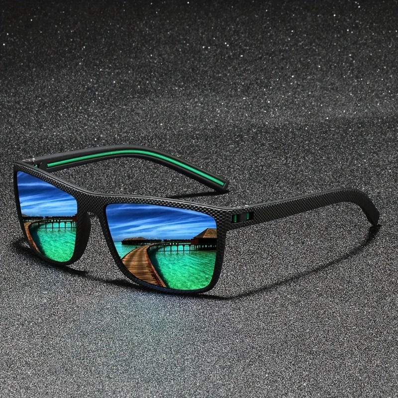 세련된 빈티지 스타일의 사각형 선글라스, 남성용 및 여 - Fishing Sunglasses Polarized 리뷰 및 가격