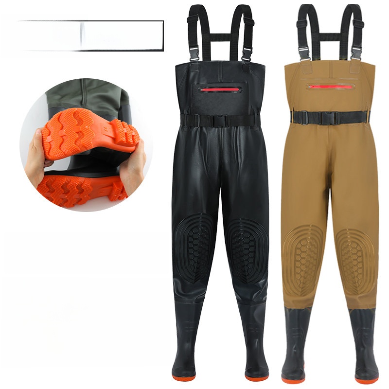 두꺼운 방수 작업복 레인 팬츠 및 부츠 낚시복 남성용  - Fishing Rain Suit 리뷰 및 가격