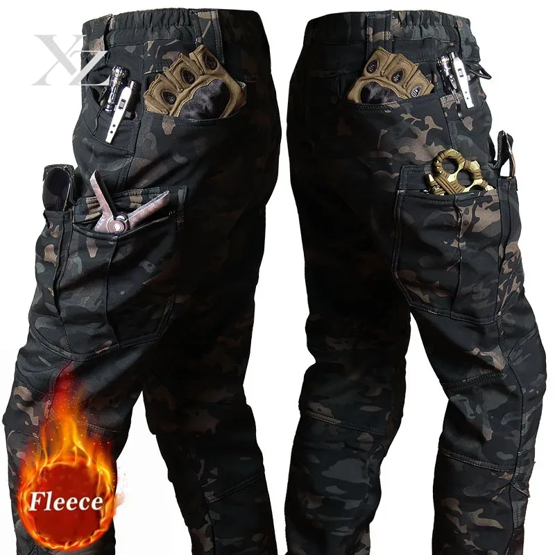 남성용 겨울용 방수 플리스 소재 전술 카고 바지 {}  - Fishing Pants Waterproof 리뷰 및 가격