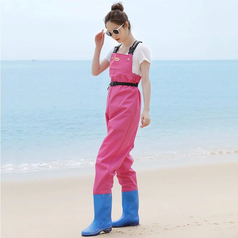 여성용 하프바디 웨이더 비치 레인부츠 방수 낚시복 아동 - Fishing Rain Suit 리뷰 및 가격