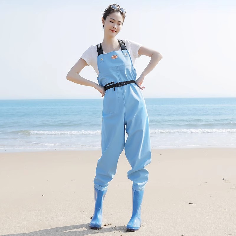 여성용 하프바디 웨이더 비치 레인부츠 방수 낚시복 아동 - Fishing Rain Suit 리뷰 및 가격